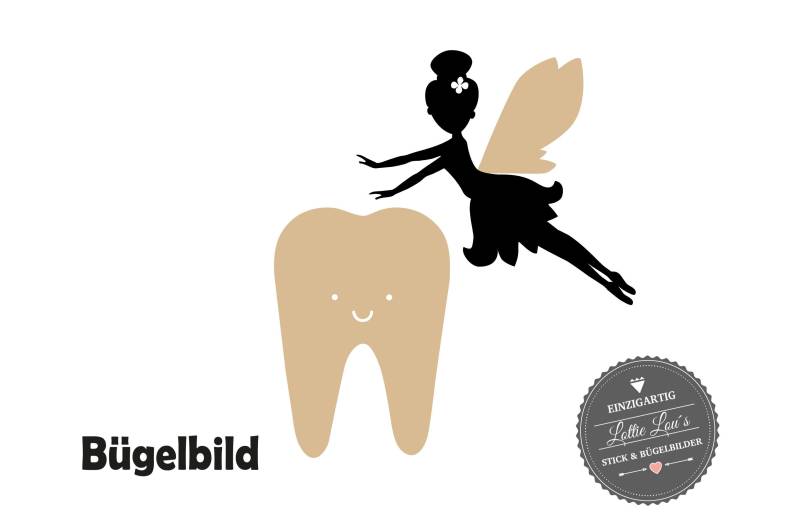 Personalisiertes Bügelbild/T-Shirt Zahn Zahnfee Tooth Fairy Auch Mit Wunschtext Wunschfarbe Aufbügler Flex, Glitzer, Flock, Effekt Personalisiertes Bügelbild/T-Shirt Zahn Zahnfee Tooth Fairy Auch Mit Wunschtext Wunschfarbe Aufbügler Flex, Glitzer, Flock, Effekt von byLottieLou