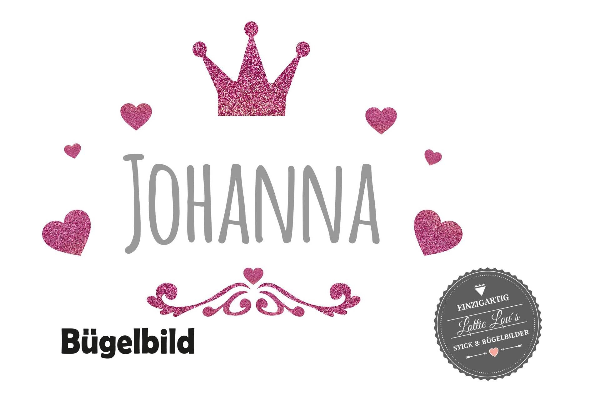 Personalisiertes Bügelbild Diy Wunsch Name Mit Krone Herzen Aufbügler Glitzer Flock Effekt Flex Individuell Shirt Personalisiertes Bügelbild Diy Wunsch Name Mit Krone Herzen Aufbügler Glitzer Flock Effekt Flex Individuell Shirt von byLottieLou