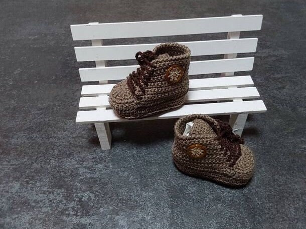 Babytrachtenschuh Ca. 10 cm | Eu 17 Beige Dunkelbraun Mit Edelweiss Babytrachtenschuh Ca. 10 cm | Eu 17 Beige Dunkelbraun Mit Edelweiss von byMinaShop