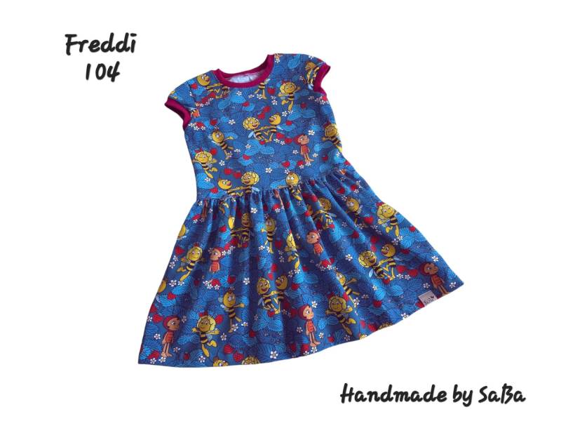 Freddi Kleid 104 Biene Maja Stoff&liebe von bySaBa