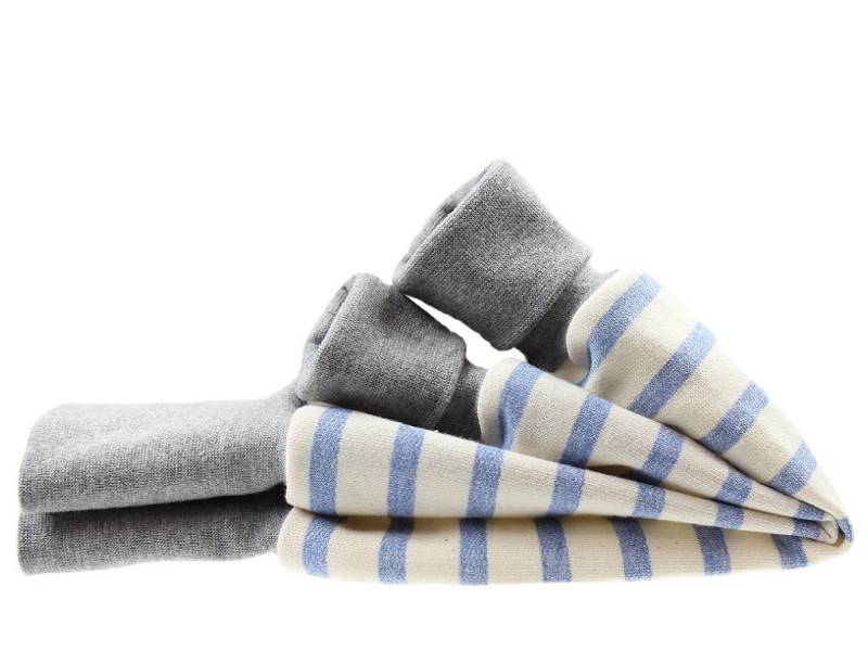 Sweat Pumphose Vintage Streifen Hellblau von bySaMShop