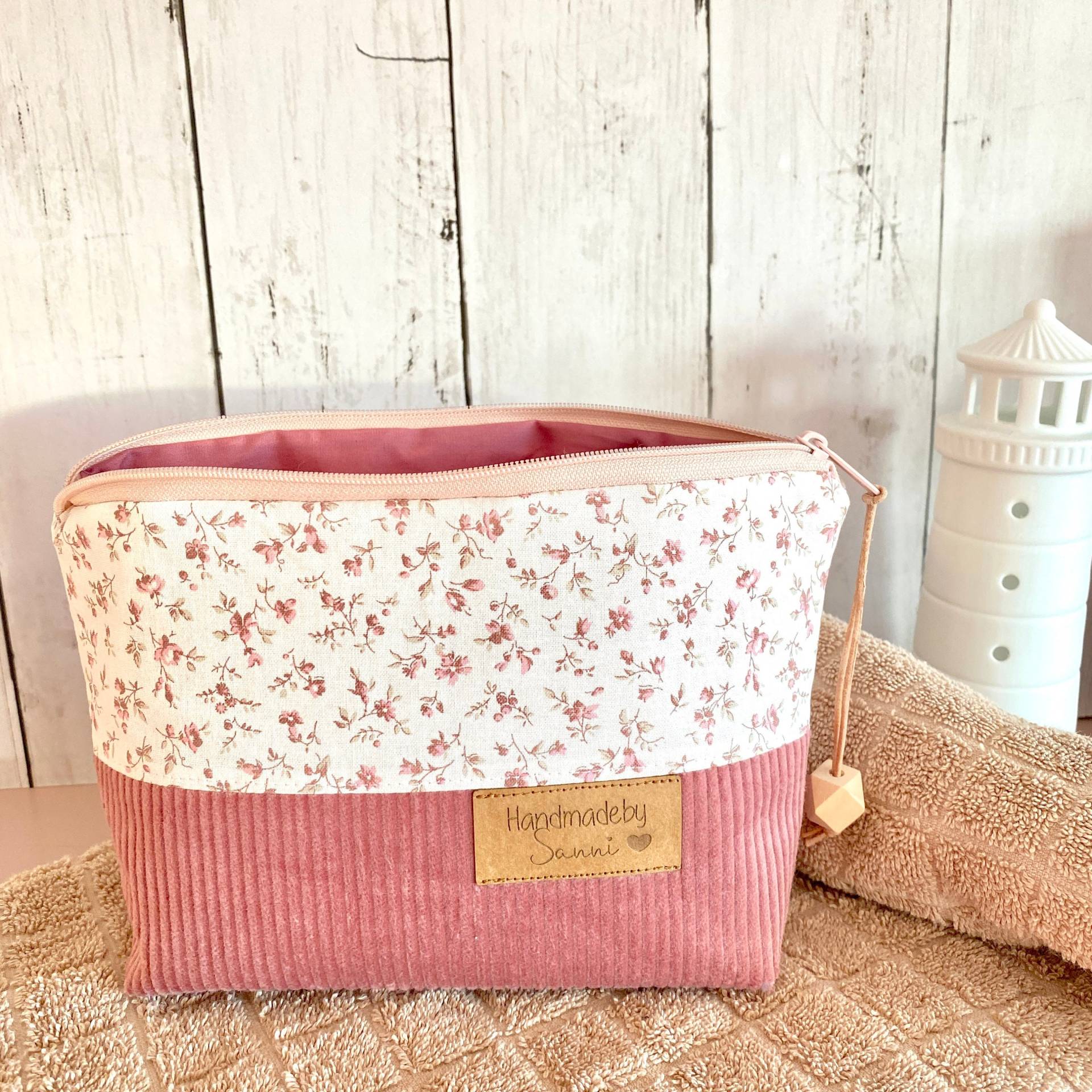 Kosmetiktasche, Schminktasche, Kosmetiktäschchen, Schminktäschchen, Tasche, Muttertag, Stiftemäppchen von bySanni