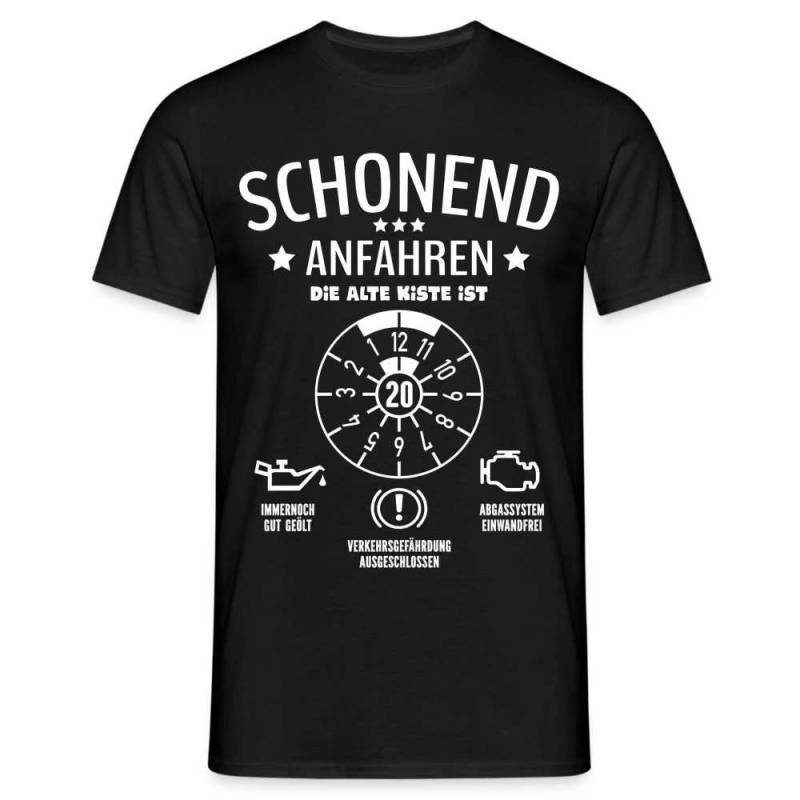 20. Geburtstag - Schonend Anfahren Mechaniker Tüv Geschenk T-Shirt von byShirtify