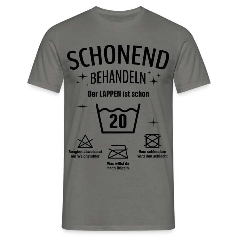 20. Geburtstag Schonend Behandeln Der Lappen Ist Schon 20 Geschenk Shirt von byShirtify
