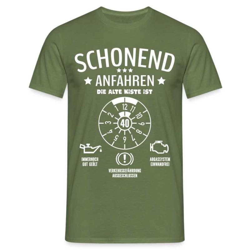 40. Geburtstag - Schonend Anfahren Mechaniker Tüv Geschenk T-Shirt von byShirtify