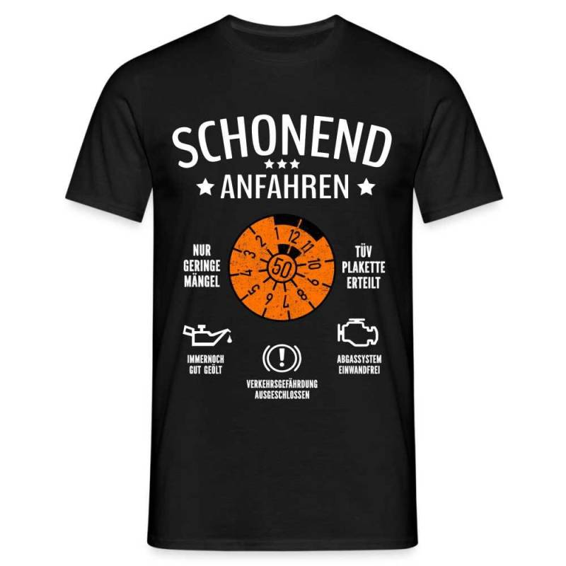 50. Geburtstag - Schonend Anfahren Tüv Erteilt Geburtstags Geschenk T-Shirt von byShirtify