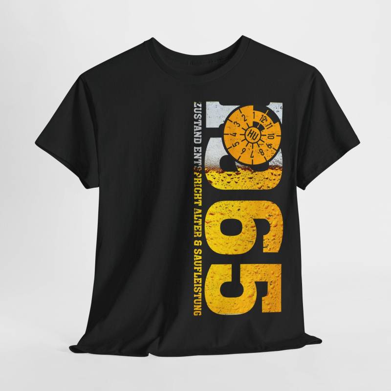 60. Geburtstag Baujahr 1965 Zustand Entspricht Alter Und Saufleistung Tüv Lustiges Bier Mechaniker Geschenk T-Shirt von byShirtify