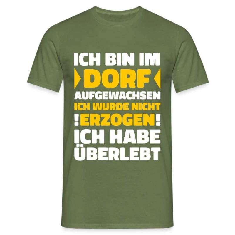 Bin Im Dorf Aufgewachsen - Kind Auf Dem Land Lustiges T-Shirt von byShirtify