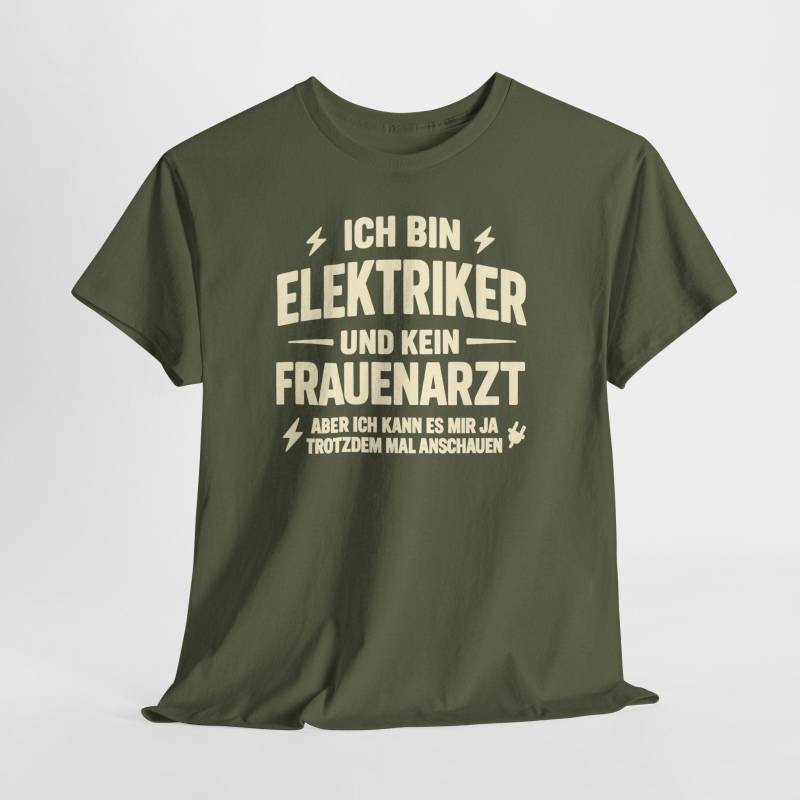 Elektriker T-Shirt Bin Und Kein Frauenarzt Lustiges Witziges Shirt Elektriker T-Shirt Bin Und Kein Frauenarzt Lustiges Witziges Shirt von byShirtify