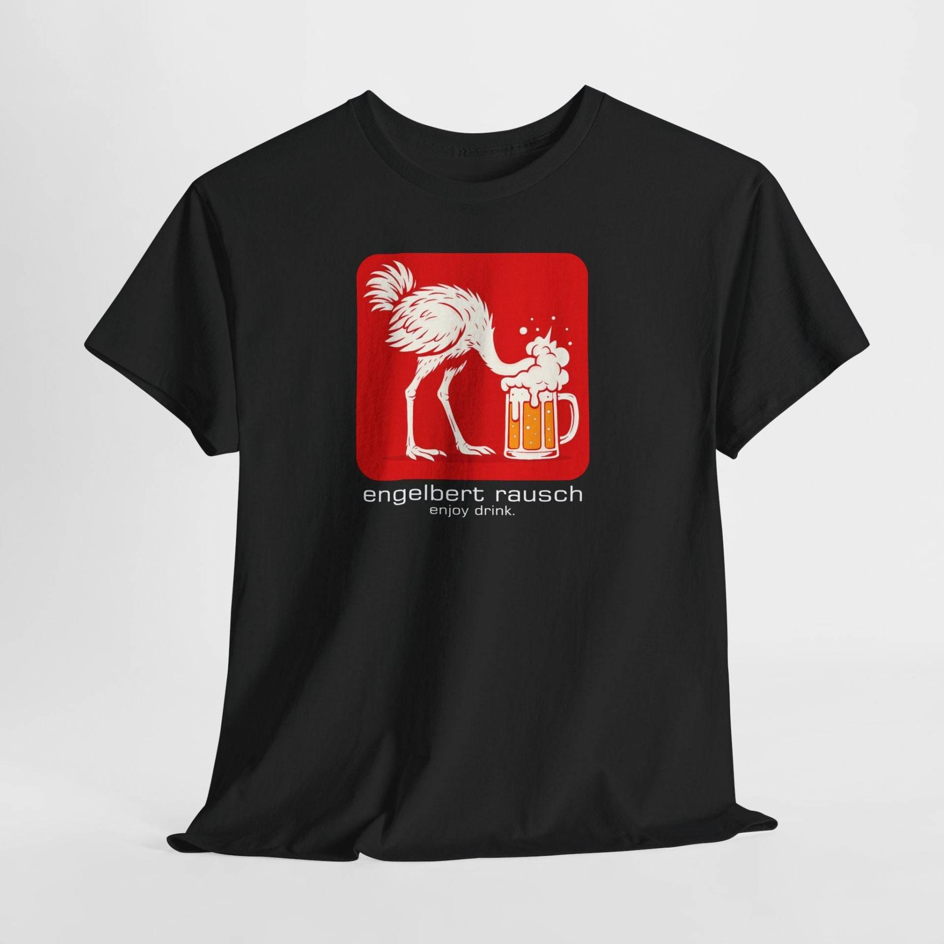 Engelbert Rausch T-Shirt - Lustiges Bier Parodie Shirt, Geschenk Für Freunde von byShirtify