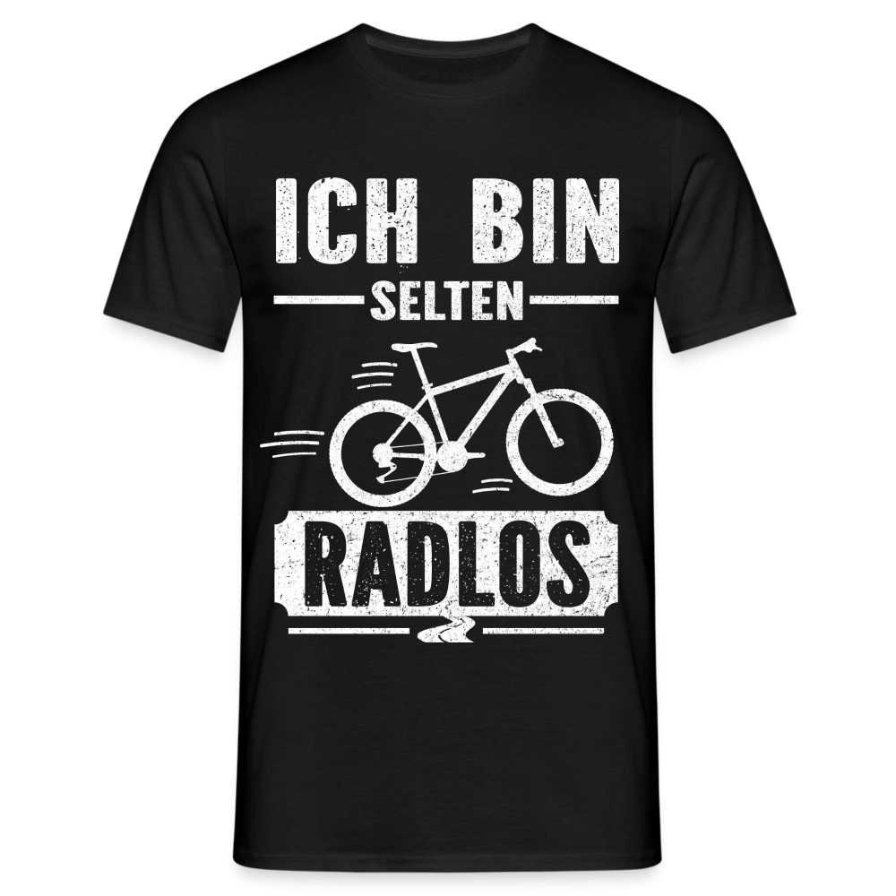 Fahrer Bin Selten Radlos Lustiges Fahrrad T-Shirt von byShirtify