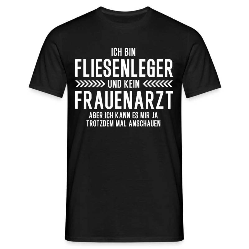Fliesenleger T-Shirt Bin Und Kein Frauenarzt Lustiges Witziges Shirt von byShirtify