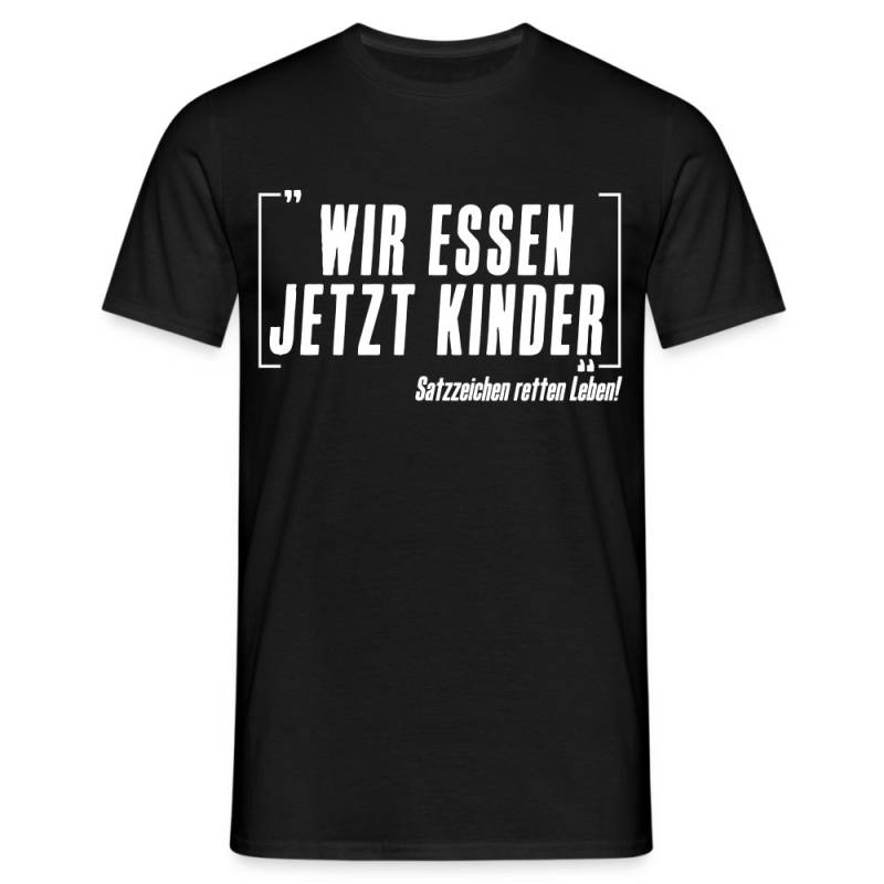 Lehrer Grammatik Wir Essen Jetzt Kinder Satzzeichen Retten Leben Lustiges T-Shirt von byShirtify