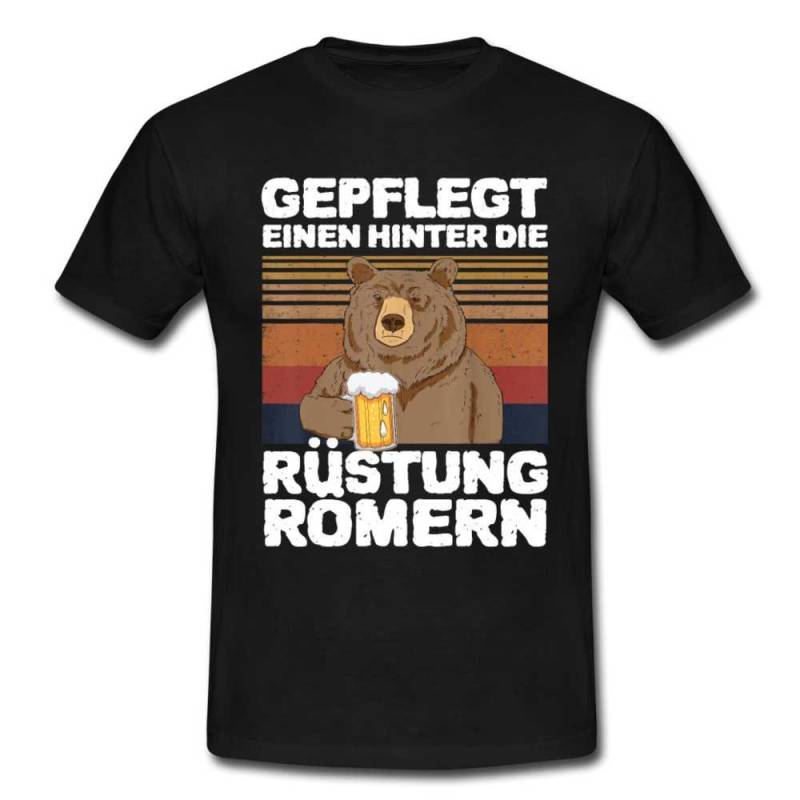 Lustiger Bär Gepflegt Einen Hinter Die Rüstung Römern T-Shirt von byShirtify