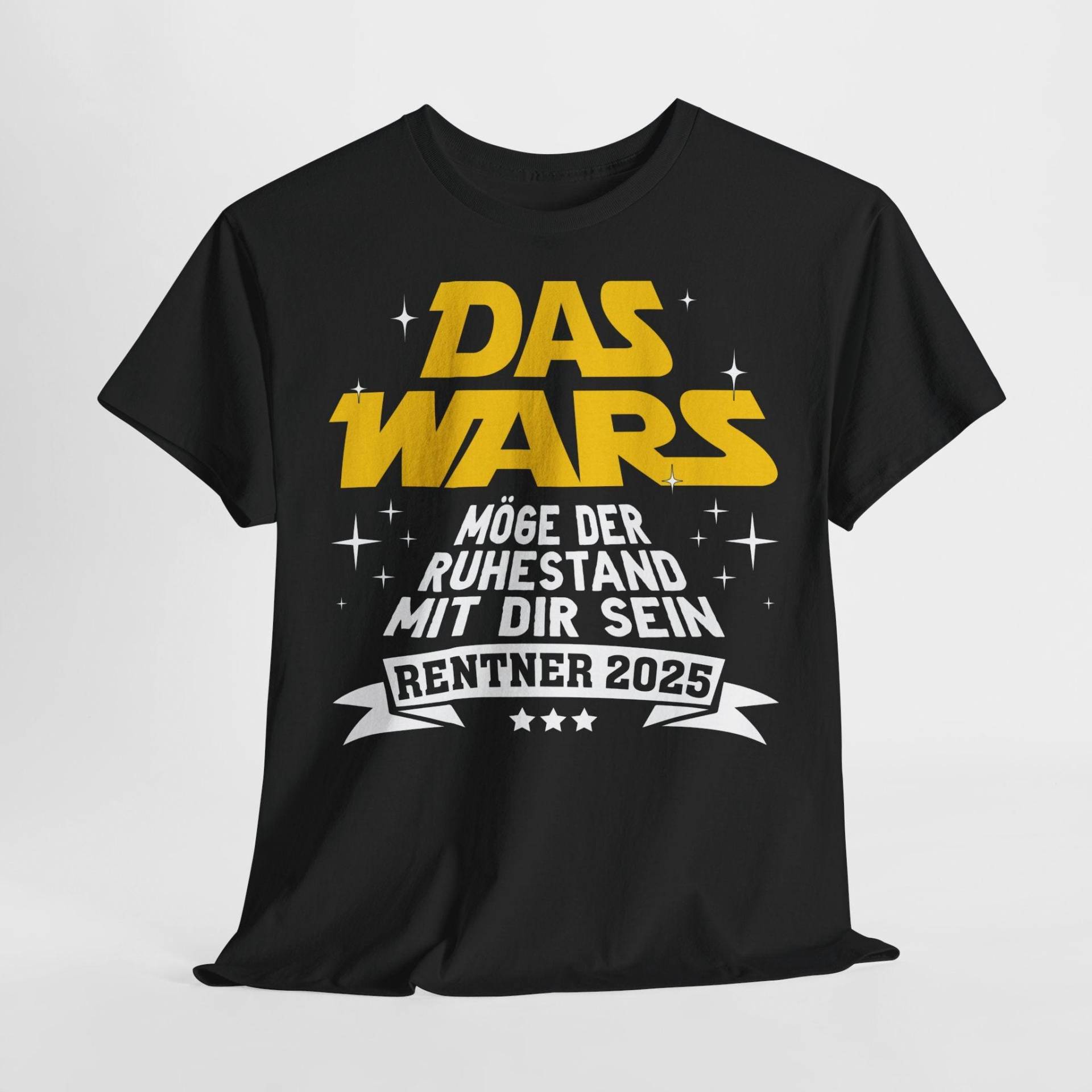 Rentner 2025 Das Wars Ruhestand Pension Rente Geschenkidee Männer T-Shirt von byShirtify