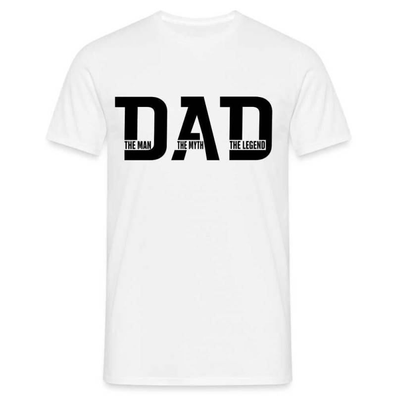 Vatertag Dad - Man Myth Legend Geschenk T-Shirt von byShirtify