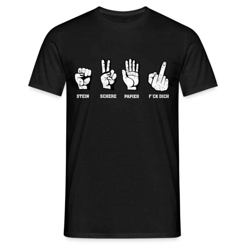 stein Schere Papier - Sarkasmus Lustiges T-Shirt stein Schere Papier - Sarkasmus Lustiges T-Shirt von byShirtify