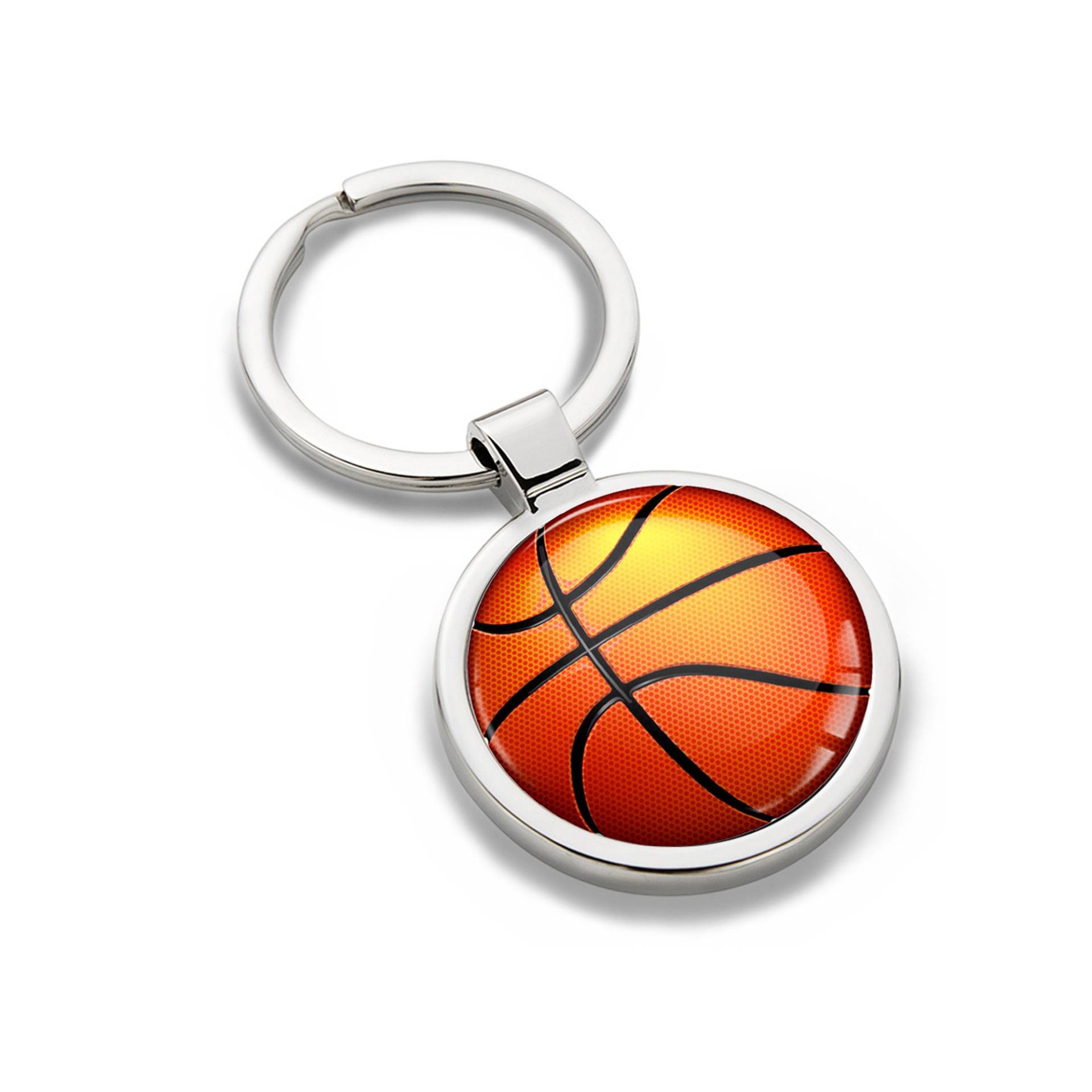 Schlüsselanhänger Metall Mit Geschenkbox Für Freund Freundin Männer Frauen Geschenk Basketball Ball von bySkino