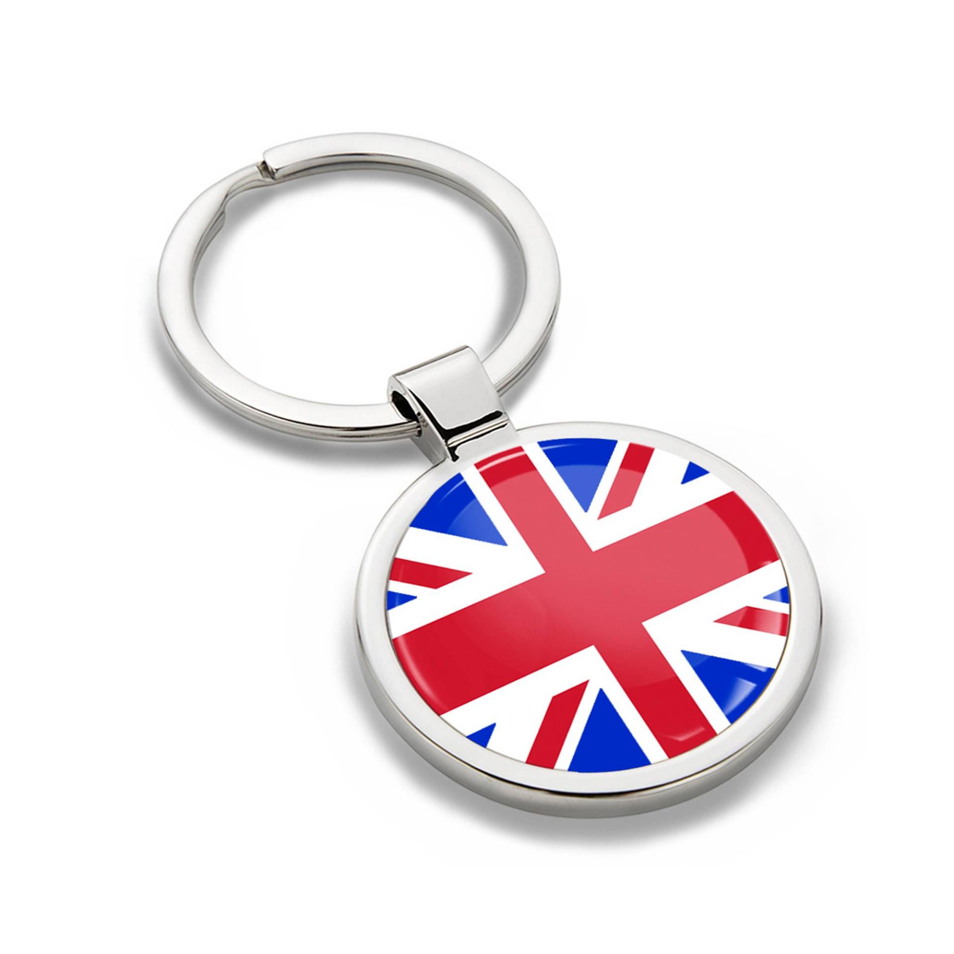 Schlüsselanhänger Mit Geschenkbox Für Freund Freundin Männer Frauen Geschenk Uk Flagge Union Jack Gb von bySkino