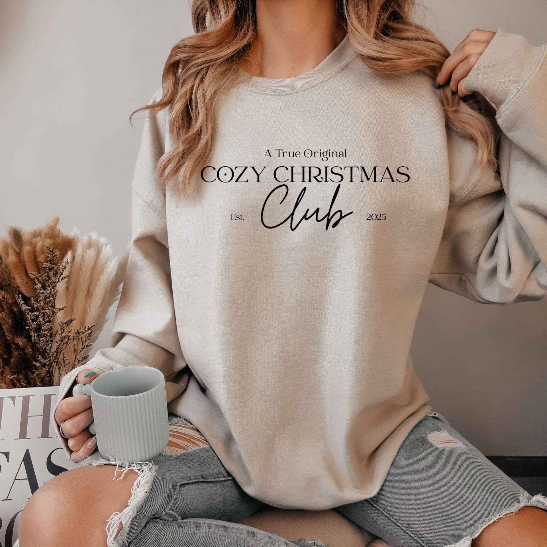 Cozy Christmas, Sweatshirt Weihnachten, Cozy Sweater, Weihnachtspullover Damen, Weihnachtsgeschenk Frauen, Holiday, Weihnachtsoutfit von bySwantje