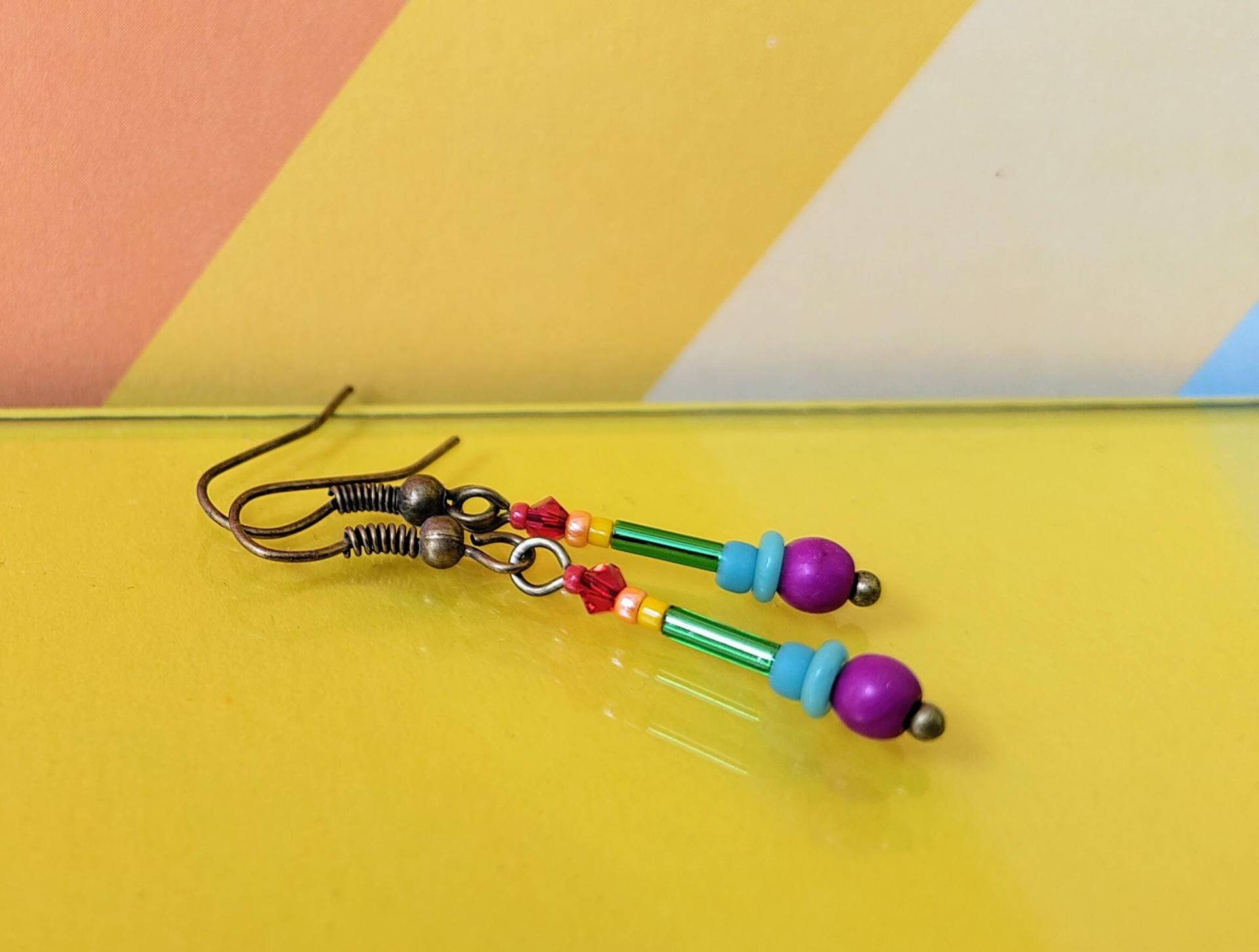Ohrringe Regenbogen Filigran Swarovski Ohrringe Regenbogen Filigran Swarovski von byZIERRAT