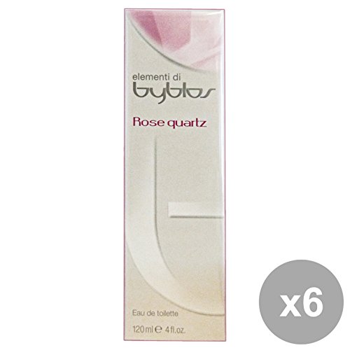 6er Set BYBLOS Eau de Toilette Köln Damen ROSE QUARTZ 120 ml Parfüm von Byblos