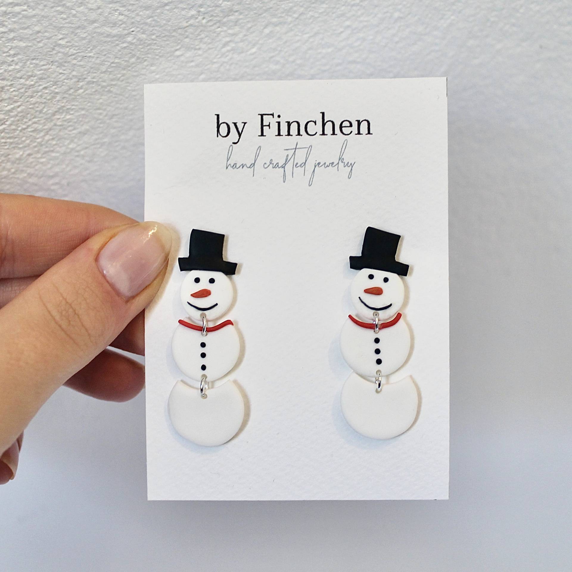 Polymer Clay Ohrringe | Schneemann Weihnachten Saison Weihnachtsgeschenk Polymer Clay Ohrringe | Schneemann Weihnachten Saison Weihnachtsgeschenk von byfinchen