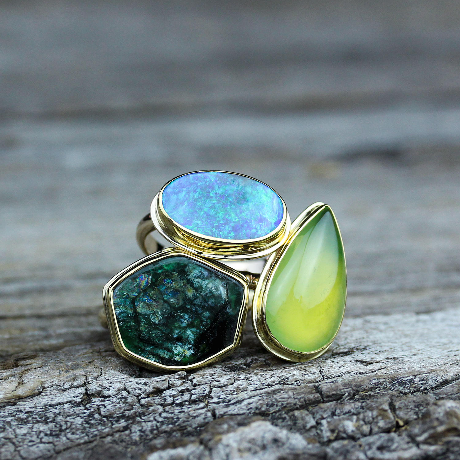 Smaragdring Aus 18K Gold, Goldring Nach Maß, Natürlicher Smaragdring Aus 18K Gold, Goldring Nach Maß, Natürlicher von byjodi
