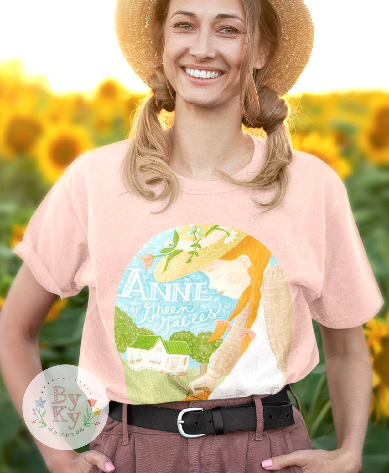 Anne Of Green Gable Weiblicher Charakter Buchliebhaber Leser Unisex T-Shirt Anne Of Green Gable Weiblicher Charakter Buchliebhaber Leser Unisex T-Shirt von bykystudios