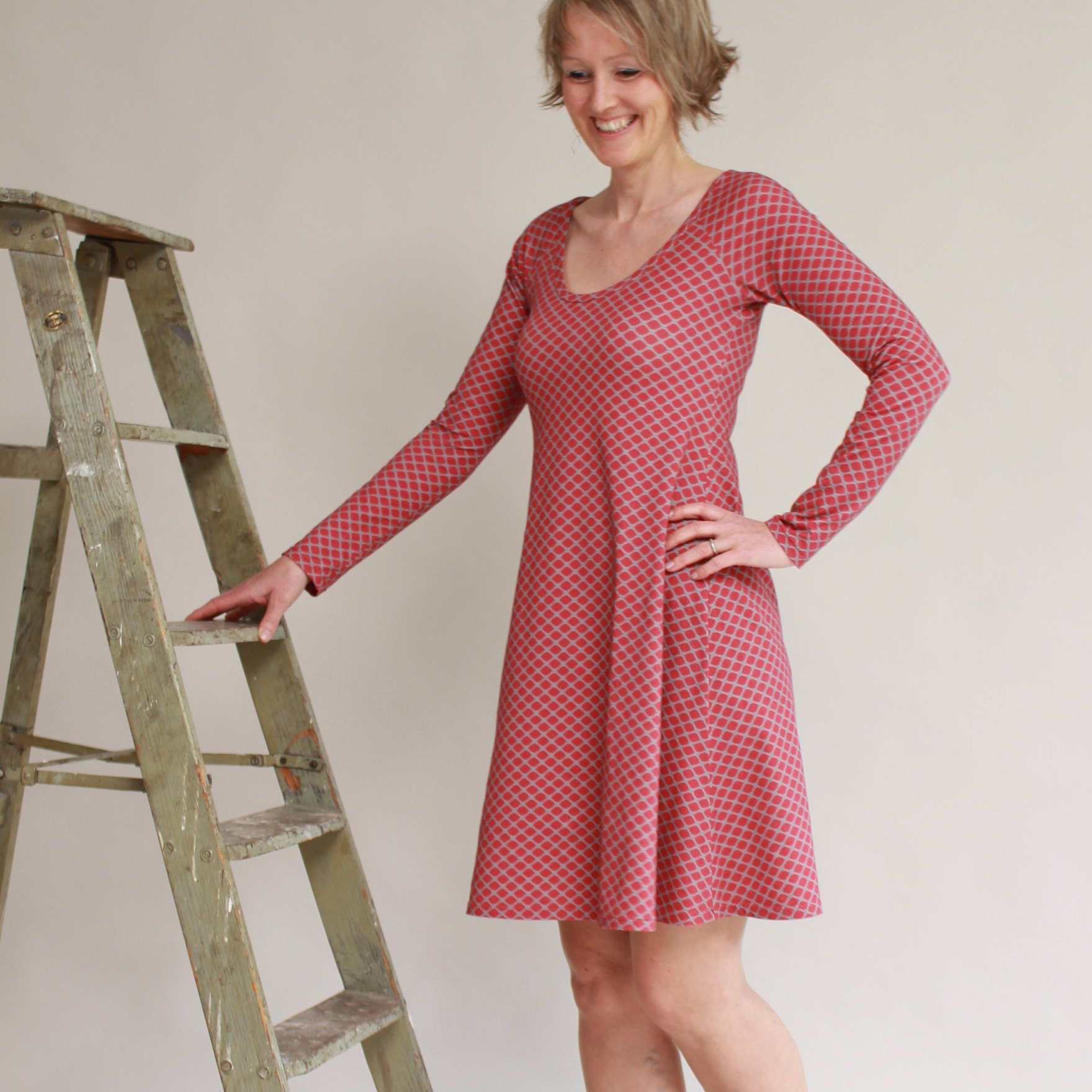 Größe S, Jersey-Kleid, Langarmkleid, Janey Größe S, Jersey-Kleid, Langarmkleid, Janey von bymeLieblingsstuecke