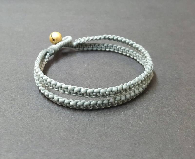 Freundschafts Armbänder Anklets Doppelschicht Wachsschnur, Wachskordel Armband, Unisex Wickelarmbänder von bymemade