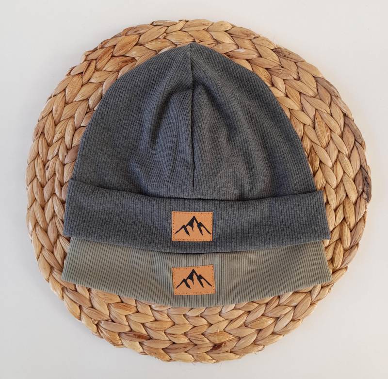 Hipster Beanie Mütze Mit Label/Patch Mann Und Kinder von bymini20