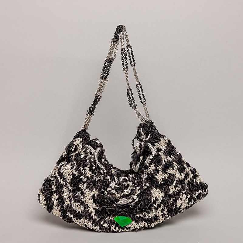 Purse Hand Knitted Ein Von Einer Art. Kostenloser Versand von bynaomi