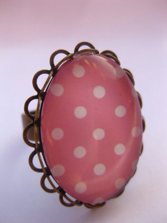 Ring "Dots in Pink" von bysita