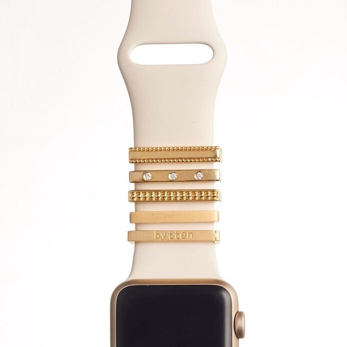 Gold Apple Uhrenarmband Anhänger 14K Vergoldeter Sterlingsilber-Schmuckverschluss Gold Apple Uhrenarmband Anhänger 14K Vergoldeter Sterlingsilber-Schmuckverschluss von bytten