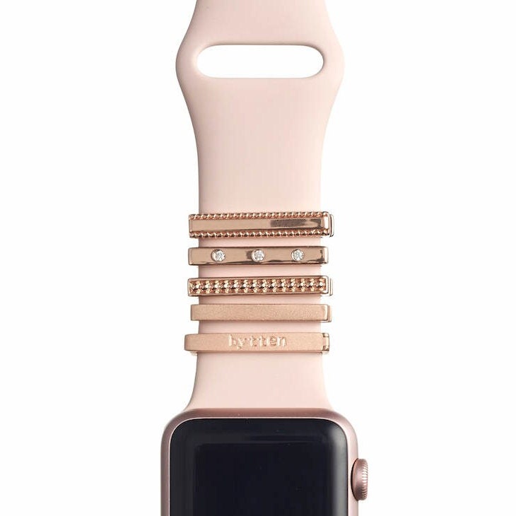 Rose Gold Apple Uhr Armband Charm Fitbit Accessoire, Schmuck Verschluss von bytten
