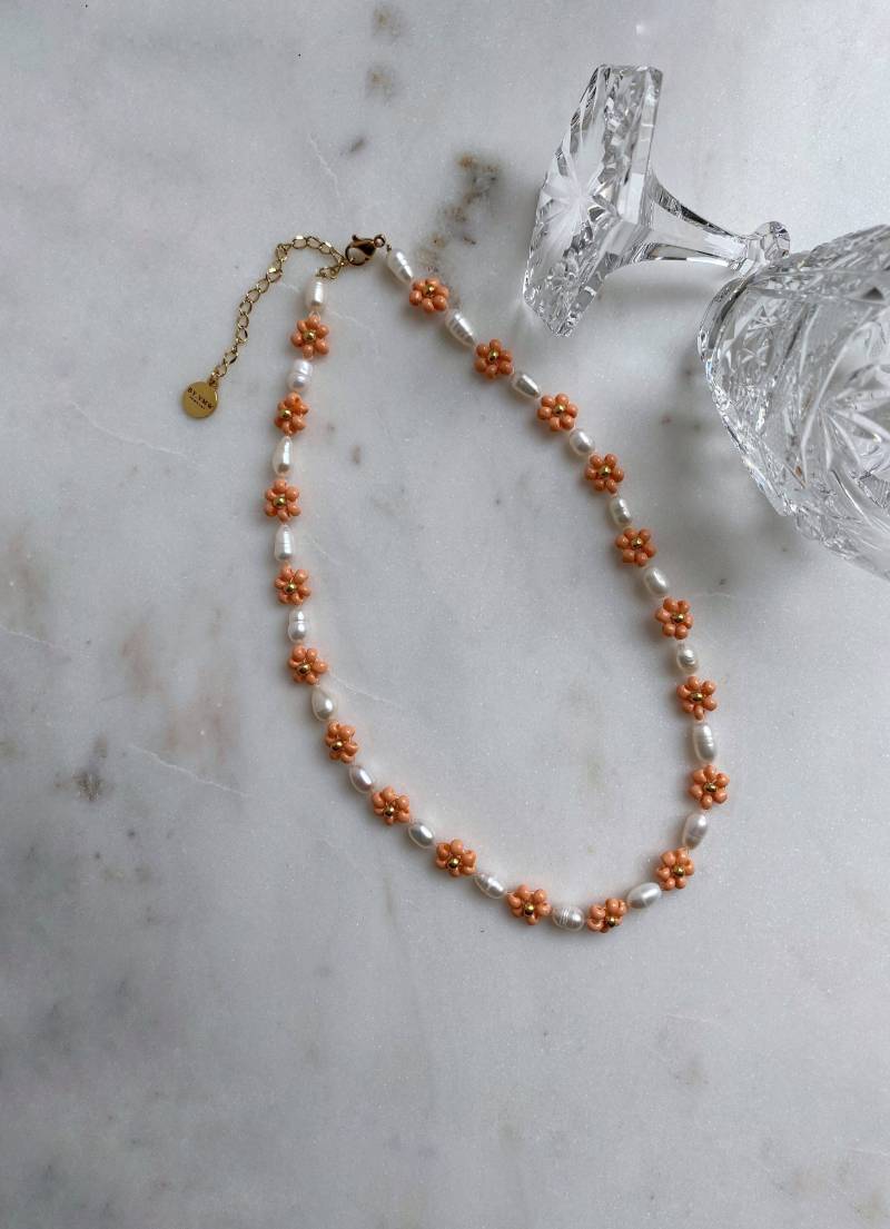 Daisy Kette Blumenkette Perlenkette Gänseblümchen Handgefertigter Boho Strand Schmuck Perfektes Geschenk Für Freundinnen von byvmw