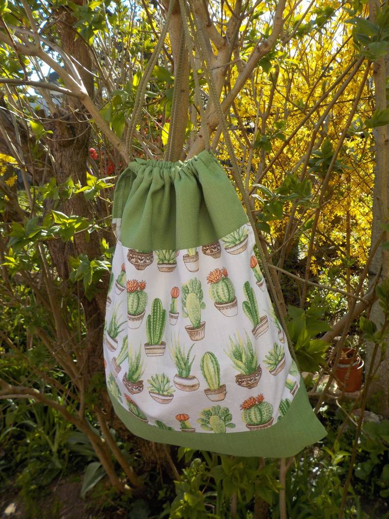 Kaktus Kordelzug Rucksack von cHilibyCili