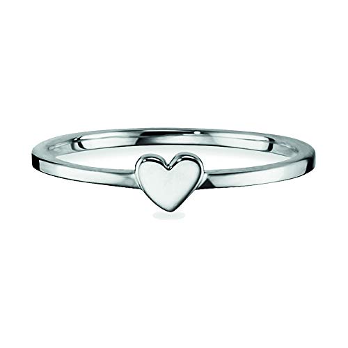 Caï Damen Ring 925/- Sterling Silber rhodiniert ohne Stein weiß 360272251 von Caï