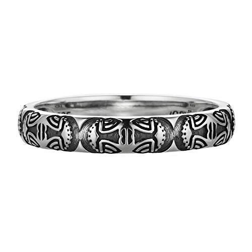 Caï Herren Ring 925/- Sterling Silber Mattiert Silbergrau 274270105 von Caï