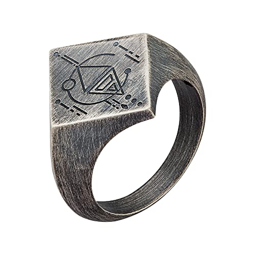 Caï Herren Ring 925/- Sterling Silber Mattiert Silbergrau 274270296 von Caï