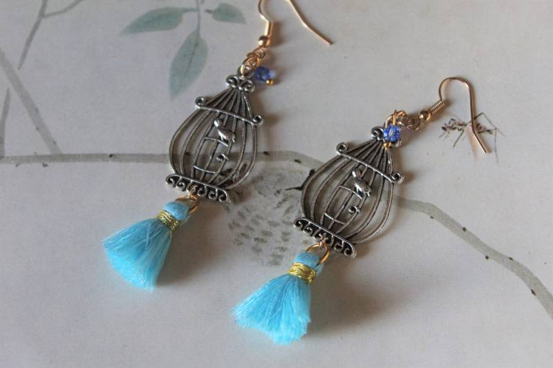 Frou Ohrringe in Silber von cachitabijoux