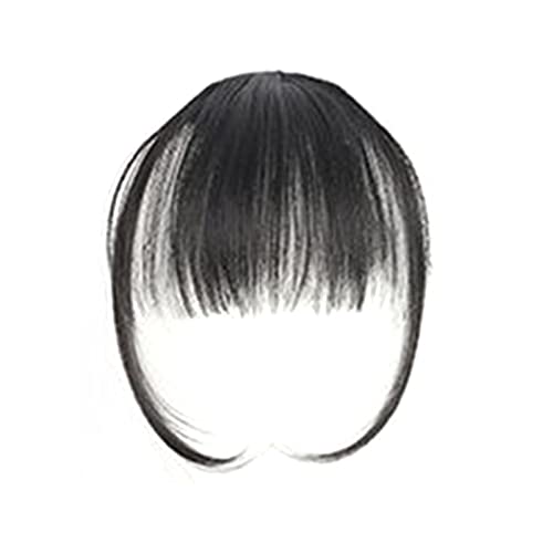 caigou Mädchen-Haar-Luftfransen-Knall mit Haaren auf den Tempelfrauen-Perücken vorne ordentlicher Knall mit Clip-in-Haarverlängerungsstück von caigou