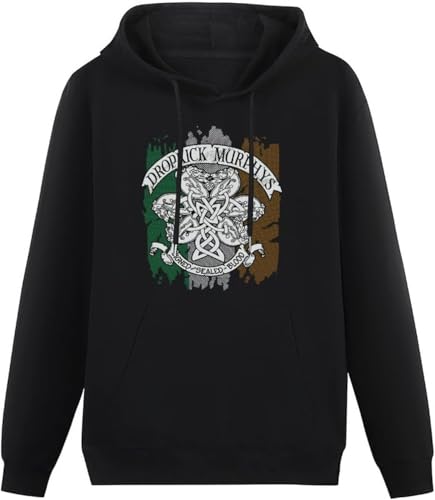 caipiao Dropkick Murphys Black Printing Graphic Mens Sweatshirts Unisex Hooded Size XL von caipiao