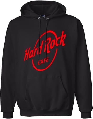 caipiao Hard Mordor Cafe Rock Black Printing Graphic Mens Sweatshirts Unisex Hooded Size L von caipiao