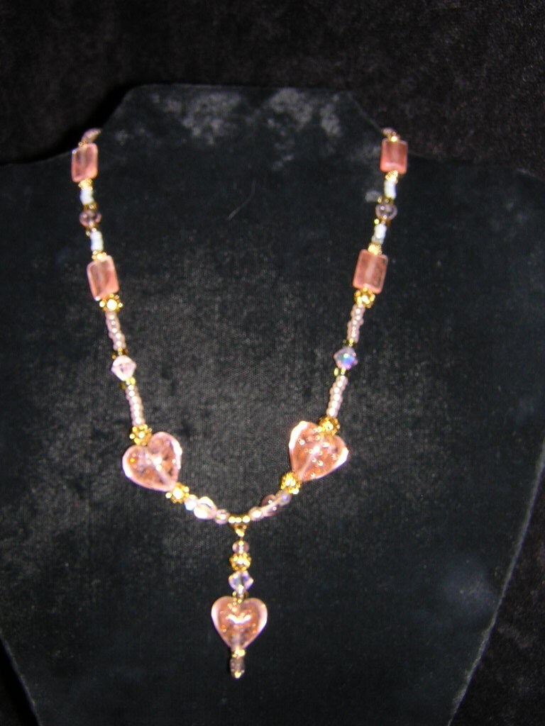 Herzen Der Liebe Perlen Halskette | N9 von caitlinsfairycircle