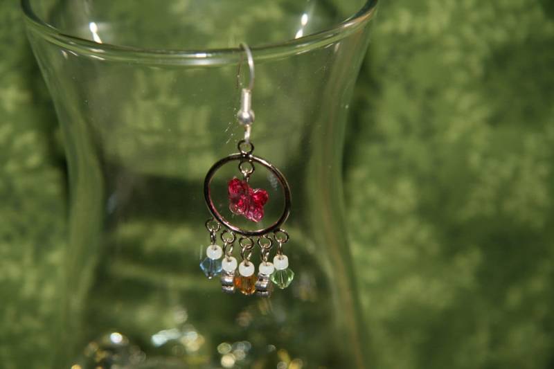 Mittel Swarovski Schmetterling Chandelier | E71 von caitlinsfairycircle