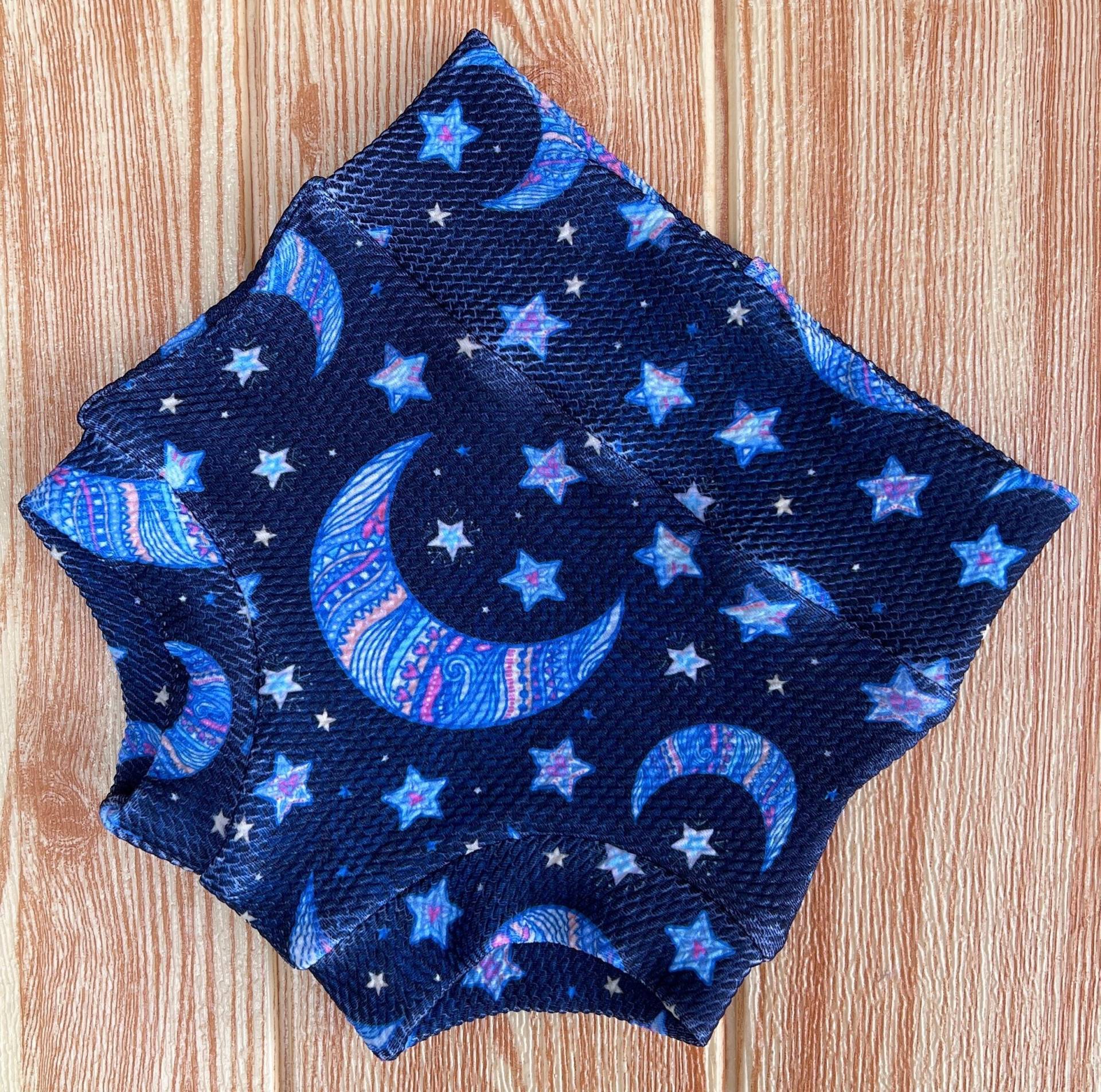 Mond Und Sterne High Waisted Baby Bummie/Celestal Bummie/Space Bummie/Galaxy Bummie/Baby Bummie/Shorts/Shorts/Girl Bummie/Boy Bummie von cajunchiccreations