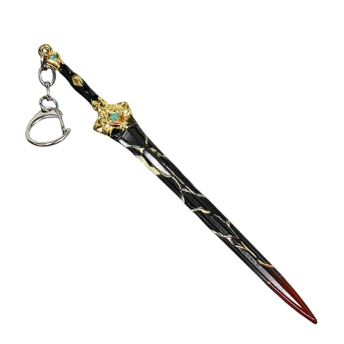 calfee Honkai Star Rail Schwert Schlüsselanhänger, Anime Katana Schlüsselanhänger Legierung Waffe Schlüsselanhänger, 15 cm Mini Waffe Schwert Schlüsselanhänger, Style A, 15 cm von calfee