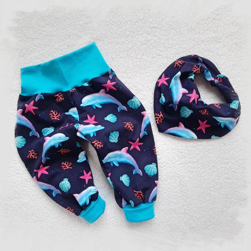 Pumphose Babyhose Hose Baby/Delfin von callaliblu